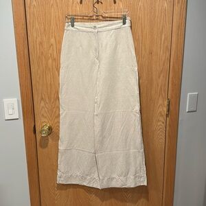 SALE!! H&M linen blen wide leg pants